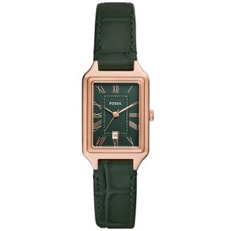 Fossil Womens Raquel Green Dial Watch