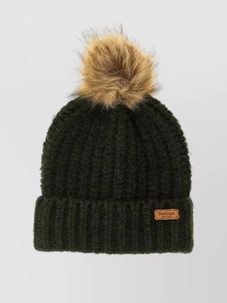 Barbour ribbed beanie and scarf set