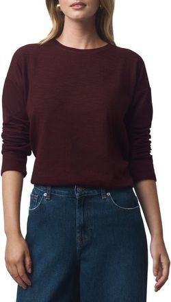 Splendid Callista Long Sleeve T-Shirt in Dark Plum at Nordstrom, Size X-Large