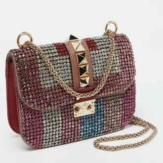Valentino Pre-owned Rockstud Mini Bag - Dames - Vintage Mini Tas - Veelkleurig - ONE Size - Leer - Vintage