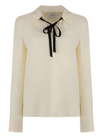 St. John long-sleeve blouse - Neutrals