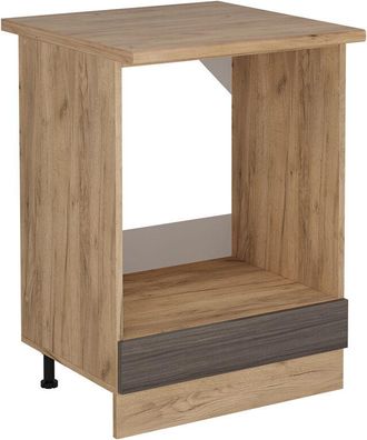 Vicco Armario Para Horno Empotrado R-line, Gris Noble, 60 Cm, Et Roble