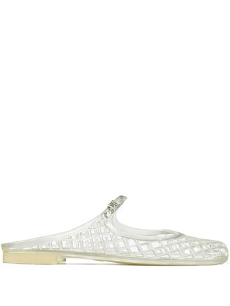 Tory Burch Mellow sandals - women - Thermoplastic Polyurethane (TPU)/Thermoplastic Polyurethane (TPU)/Plastic/Metal - 10 - Neutrals