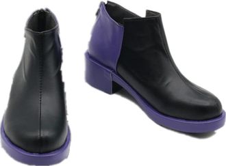 Generic Womens Anime Cosplay Boots for Kokichi Oma Fancy Stage Performance Props Shoes Custom Made Halloween Christma Comic Con (Black,13.5)