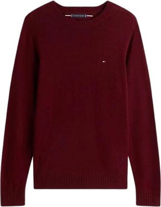 Tommy Hilfiger Ronde hals gebreid - Heren - Ronde hals truien - Rood - S - Truien & Vesten