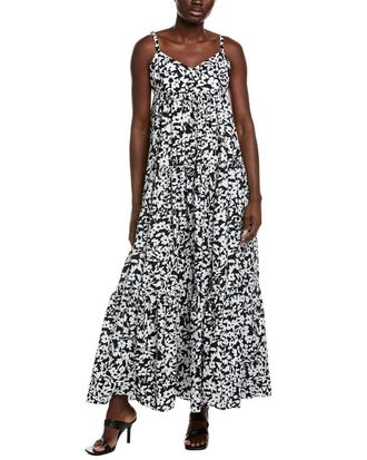 Michael Kors Tiered Floral Maxi Dress