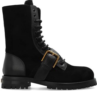 Dolce & Gabbana Stivaletti in camoscio - - Shoes - Donna - Nero - 38 EU