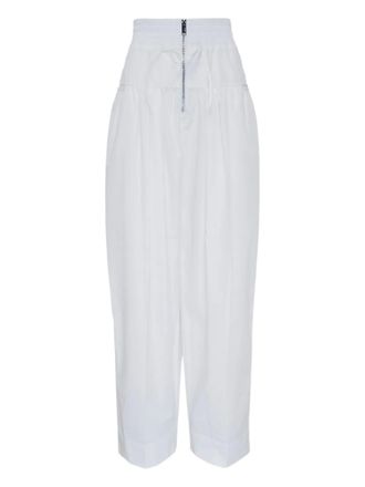 3.1 Phillip Lim elastic-waist drawstring trousers - White