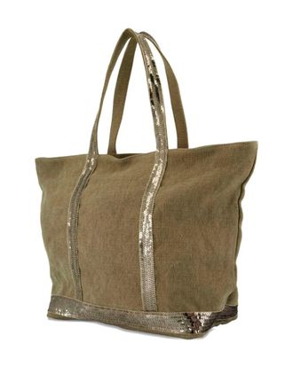 Vanessa Bruno Linen Extra Small Zipped Cabas Tote