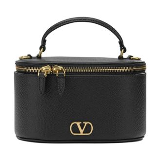 Valentino Garavani Handbags, female, Black, Size: ONE SIZE VLogo Signature Mini Bag