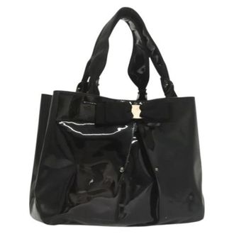 Ferragamo Pre-owned Cuero bolsos-de-mano - Pre-owned - Mujer - Negro - ONE SIZE