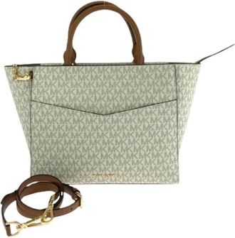 Michael Kors Pre-owned Handbags, female, Beige, Size: ONE SIZE Pre-owned Plastic Handbag