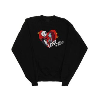 Disney Dames/Dames The Nightmare Before Christmas Love Is Alive Sweatshirt (Zwart)