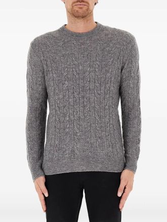 Ballantyne ribbed-knit jumper - men - Wool/Polyamide - 54 - Grey