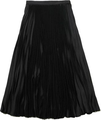 Jil Sander Rokken, Dames, Zwart, L, Nylon, Midi Rok