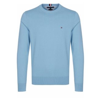 Tommy Hilfiger Heren, Truien, Blauw, Maat: XS Katoen