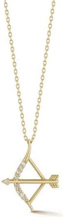 Ember Fine Jewelry 14K Gold Diamond Arrow Pendant Necklace at Nordstrom Rack