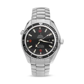 Omega Pre-owned Omega Seamaster Automatic Chronometer Black Dial Mens Watch 2200.51.00