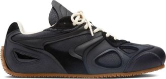 Axel Arigato Black Slow Runner Layered Panel Padded Collar Sneakers