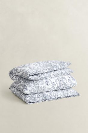 GANT Home decor Key West Paisley Double Duvet (240x220) HEATHER GREY
