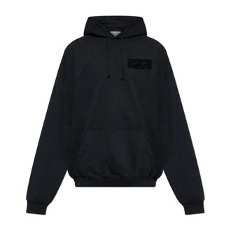 VETEMENTS Hoodies, male, Black, Size: S Sweatshirt with print