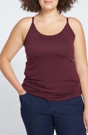 Universal Standard Foundation Camisole in Black Cherry Red at Nordstrom
