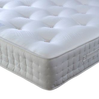 Bedmaster Farley 2000 Pocket Sprung Cashmere Mattress in White | Size: Small Double