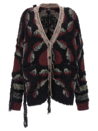Etro Multicolor Wool Womens Cardigan