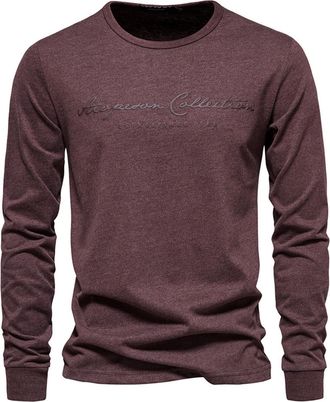 Generic Mens Henley T-Shirt Long Sleeve Lightweight Regular Fit Casual with Button Grandad Shirts Solid Color Casual Tops Mens Grandad Collar Henley T Shirts 