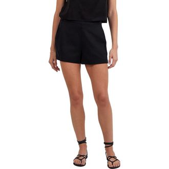 Bella Dahl Clean Front Shorts in Vintage Black at Nordstrom, Size X-Small