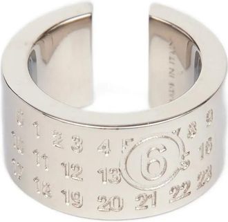 Maison Margiela engraved ear cuff - Silver
