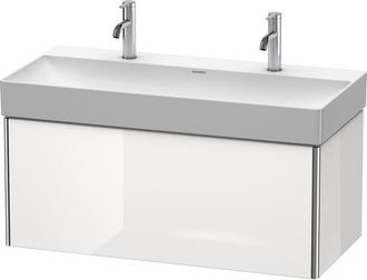 Duravit Duravit Xsquare Unidad De Tocador De Pared 98,4 X 46,0 Cm, 1 Extra&iacute;ble, Para Lavabo Durasquare 235310, Color (frente/cuerpo): Perla De Albaricoque Lac