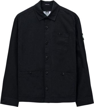 Weekend Offender Heren-overshirt van Baker-katoen (Zwart)