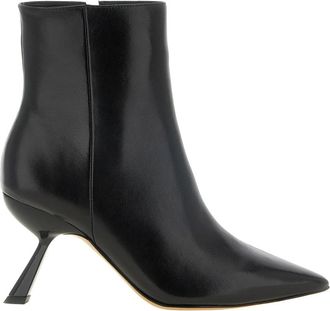 Alexandre Birman Natalie Bootie - Dames - Laarzen met Hak - Zwart - 40 EU - Leer - Schoenen