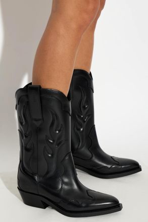 Alohas Calyx Heeled Boots, Womens, Black