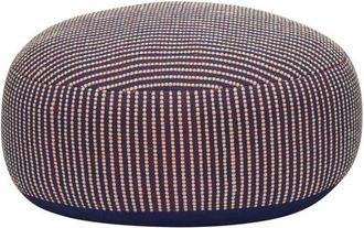 H&uuml;bsch Pouf en coton multicolore
