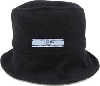 Prada Pre-owned Cappello in Cashmere - - Pre-owned - Donna - Nero - ONE SIZE