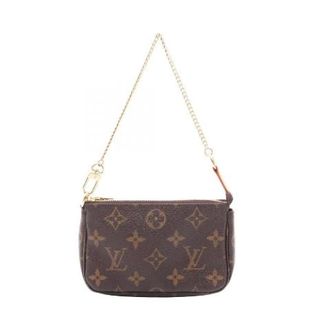 Louis Vuitton Pre-owned Handbags, female, Brown, Size: ONE SIZE Pre-owned Mini Pochette Accessoires Monogram Handbag