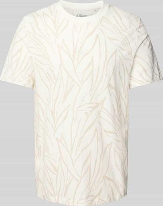 s.Oliver Red Label Regular Fit T-Shirt aus reiner Baumwolle in Weiss, Größe XXL