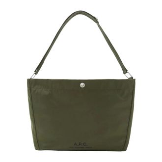 A.P.C. Journal Satchel - Bags - Mujer - Verde - ONE SIZE