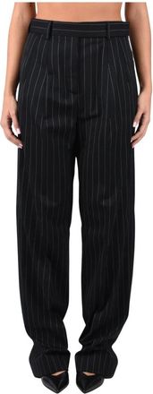 Sportmax Pantalones anchos - Trousers - Mujer - Negro - XS