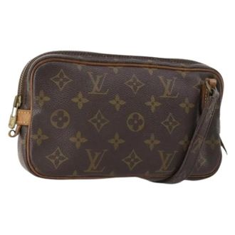 Louis Vuitton Pre-owned Vintage Monogram Schoudertas - Dames - Pre-owned - Bruin - Maat: ONE Size Leer