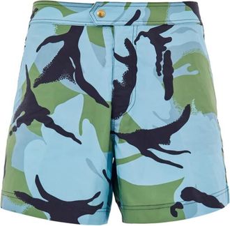 Tom Ford Camouflage Zwemshorts - Heren - Strandmode - Veelkleurig - 2XL - Badmode