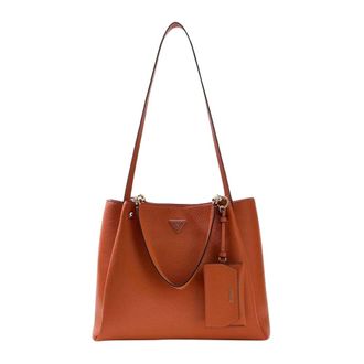 Guess Lorella Tote - Dames - Tassen - Oranje - Maat: ONE Size Zijde