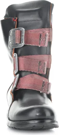 FLY London Stif Military Boot in 030 Black/Red at Nordstrom, Size 10-10.5Us