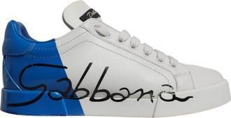 Dolce & Gabbana Portofino Sneakers - Dames - Sneakers - Wit - 35 EU - Leer - Schoenen