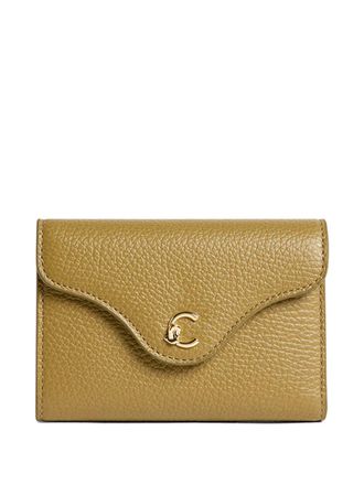 Coccinelle press-stud-fastening wallet - Green