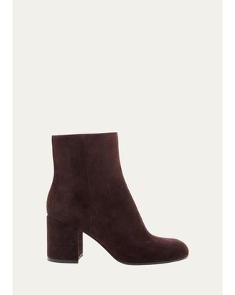 Gianvito Rossi Joelle 70MM Suede Ankle Boots