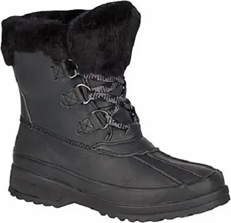 Sperry Top-Sider Womens Maritime Fur Boots In Black