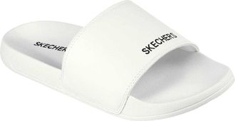 Skechers Heren Sidelines 2 Lichtgewicht Slippers (Wit/Zwart)